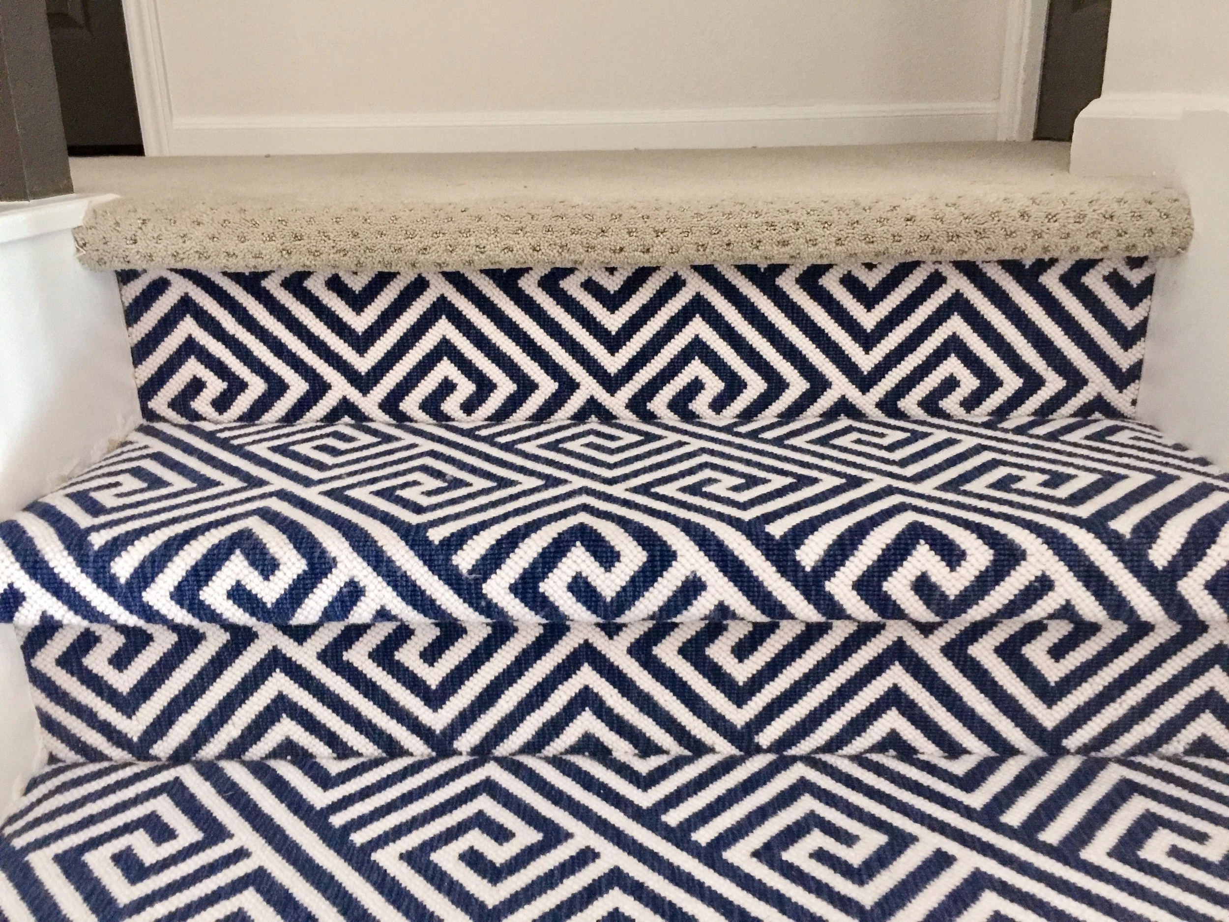 Should I carpet my stairs with the same carpet I use upstairs